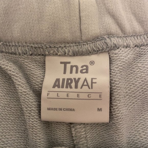 TNA airy fleece light blue shorts - Picture 2 of 2